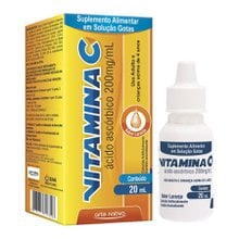 Vitamina C Arte Nativa Laranja - Gotas 20ml