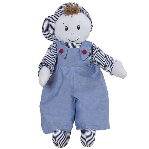 Boneco Para Quarto Enxoval Bebê Menino Urso Veleiro azul