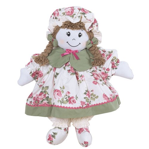 Boneca Para Quarto Enxoval Bebê Menina Valentina floral