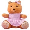Ursinha Decorativa Urso Rosa Listrado M