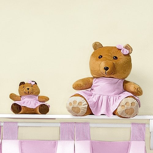 Ursinhas Decorativas Ursa Rosa 2 Peças