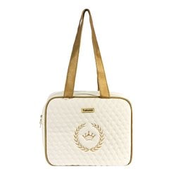 Bolsa Maternidade Puppi Coroa Palha e Dourado P