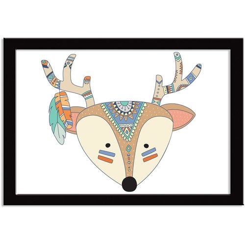 Quadro Decorativo Indian Fox Alce