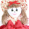 Boneca Alice Floral Vermelho