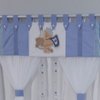 Cortina Quarto de Bebê Ursinho Prince Azul 7 Peças
