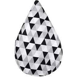 Almofada Gota Triângulo Preto