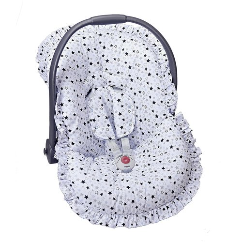 Capa Bebê Conforto Estrela Azul 3 Peças
