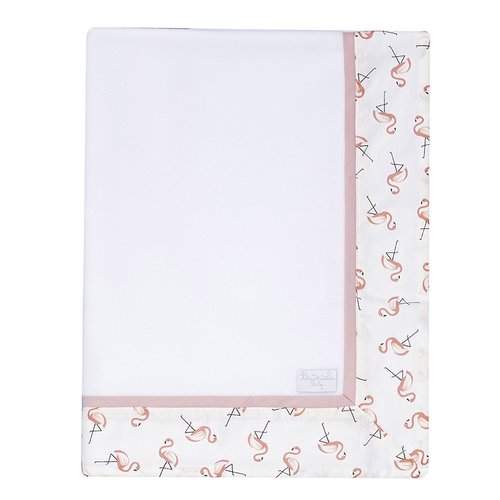 Cobertor Fofo de Bebê Flamingo