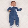 Macacão Longo de Bebê Danilo Azul Plush