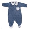 Macacão Longo de Bebê Danilo Azul Plush