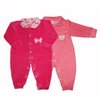 Kit Macacão Longo de Bebê Pink e Rosê Plush