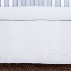 Saia de Berço com Ponto Palito Branco