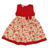 Vestido de Bebê Lady Floral Vermelho