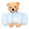 Cobertor de Bebê Urso Nuvem Azul 2 Peças