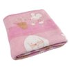 Cobertor de Bebê Coelhinha Rosa Microfibra