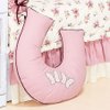 Almofada Amamentação Enxoval de Bebê Menina Fleur Rosé - Borboletas