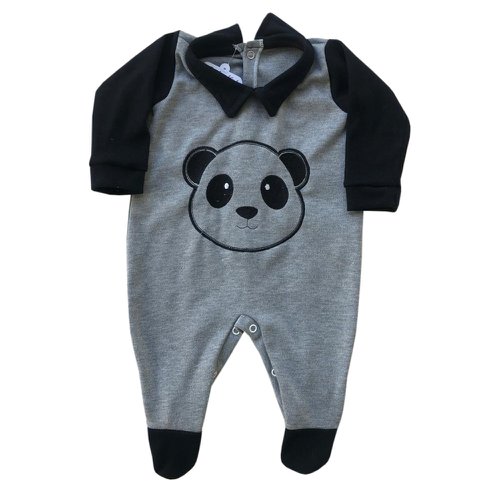 Macacão de online urso panda