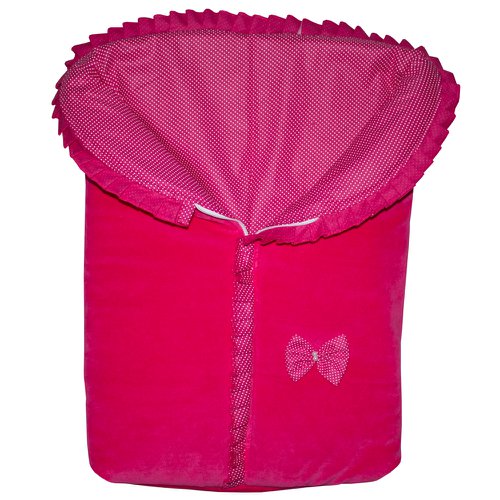 Porta Bebê Poá Pink Plush