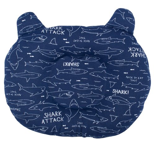 Travesseiro de Bebê Anatômico Shark Marinho