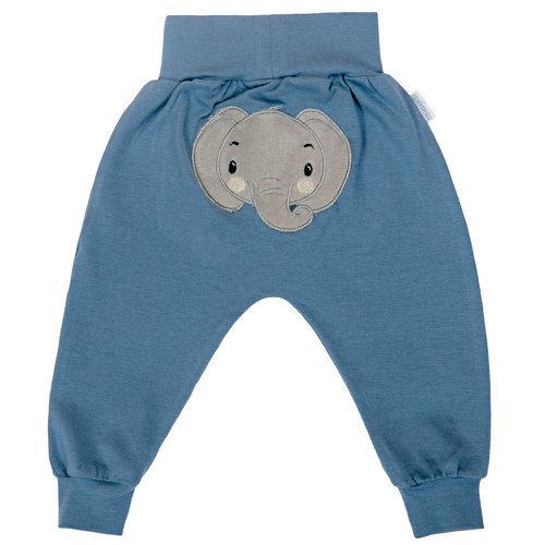 Mijão de Bebê Saruel Elefantinho Jeans Cós Alto