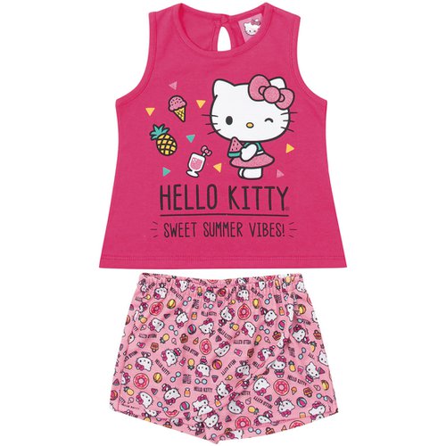 Conjunto Infantil Hello Kitty Rosa
