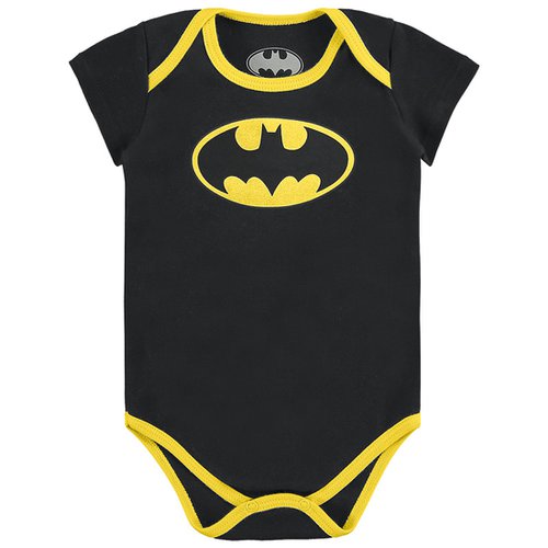 Body de Bebê Batman Preto