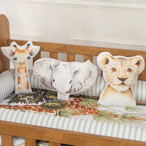 Almofadas Decorativas Infantil Bichinhos Safari