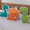 Kit Almofadas Decorativas Infantil Dino 3 Peças