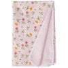 Cobertor de Bebê Floral Rosa