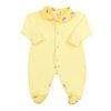 Macacão Longo de Bebê Cupcake Amarelo Malha