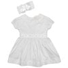 Vestido Infantil Encanto Branco 2 Peças