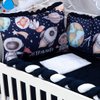 Kit Berço Almofadinhas Astronauta Marinho 12 Peças