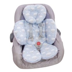 Apoio de Corpo para Carrinho e Bebê Conforto Ovelhinha Azul