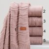 Manta de Bebê Tricot Rosa Velho 100% Algodão