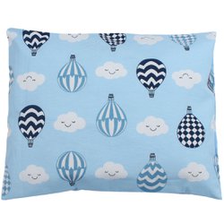 Fronha de Bebê Balão Azul 100% Algodão