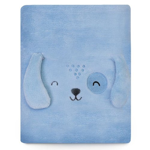 Cobertor de Bebê Dog Mami Bichus Azul