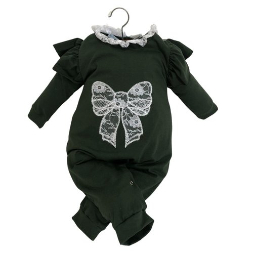Macacão Longo de Bebê Lorelai Verde Malha