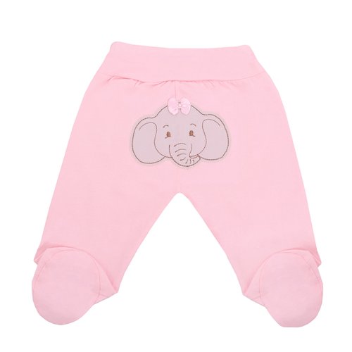 Mijão de Bebê Liso Elefantinha Rosa