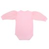 Body de Bebê Manga Longa Elefantinha Rosa