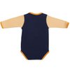 Body de Bebê Manga Longa Girafinha Azul Marinho