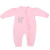 Macacão Longo de Bebê Elefantinha Rosa
