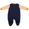 Macacão Longo de Bebê Safari Azul Marinho com Zíper