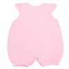 Macacão Curto de Bebê Elefantinha Rosa