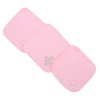 Fralda de Boca Elefantinha Rosa Malha 100% Algodão 3 peças