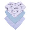 Kit Babador Bandana Estampado Menina e Menino 3 Peças