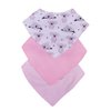 Kit Babador Bandana Estampado Menina e Menino 3 Peças