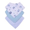 Kit Babador Bandana Estampado Menina e Menino 3 Peças