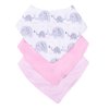 Kit Babador Bandana Estampado Menina e Menino 3 Peças