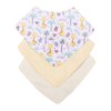 Kit Babador Bandana Estampado Menina e Menino 3 Peças