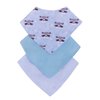 Kit Babador Bandana Estampado Menina e Menino 3 Peças